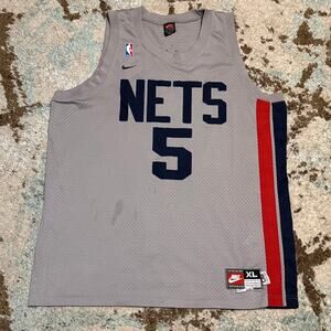 Vintage Nike New Jersey Nets Jason Kidd Jersey Size XL